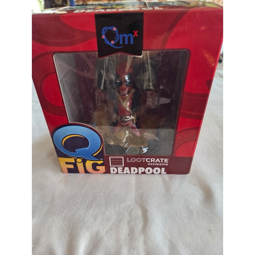 Marvel Deadpool Action Figure Q-Fig from QMX - New in Box - Loot Crate Exclusive